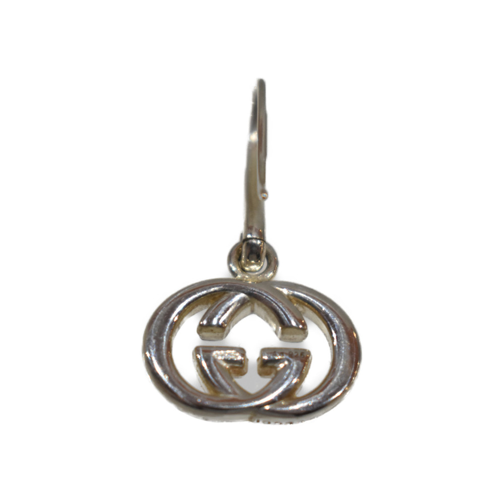 Gucci Interlocking Earrings Silver - image 7